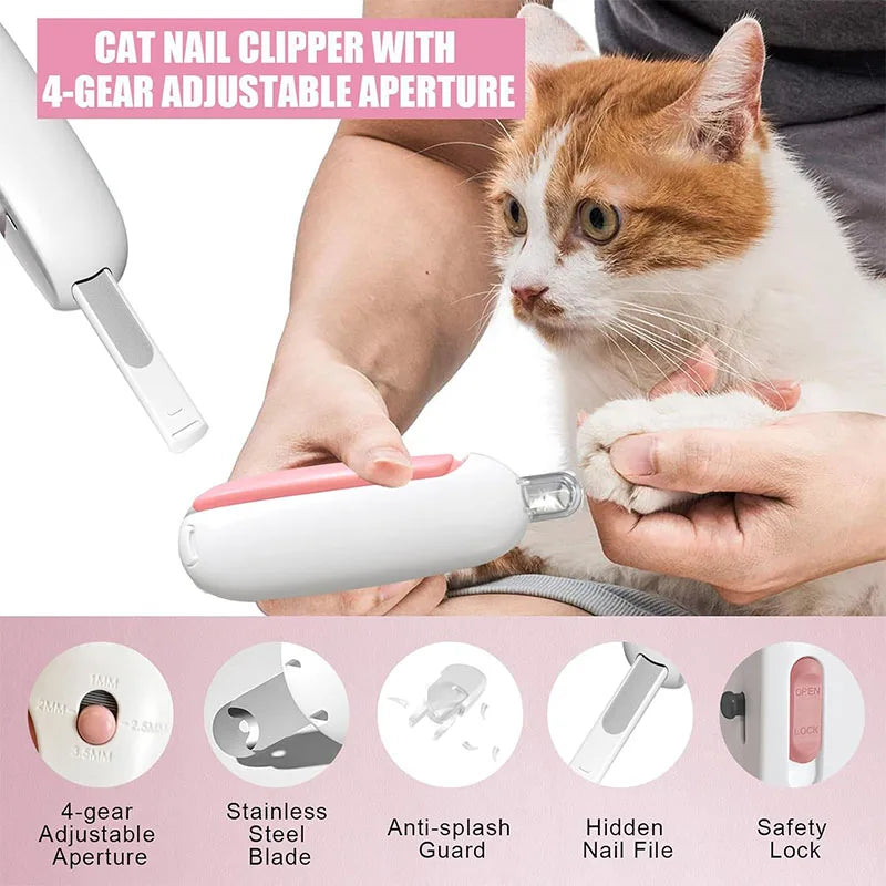 Cortauñas para Perros y Gatos con Lima y Protector