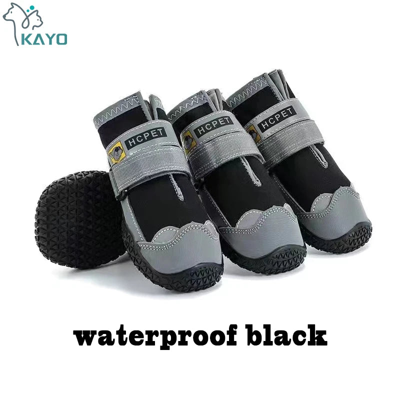 Botas Reflectantes Antideslizantes para Perro – 4 Piezas