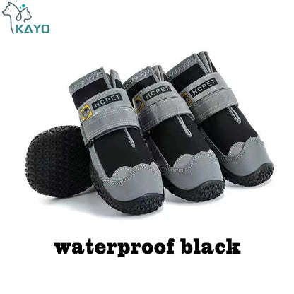 Botas Reflectantes Antideslizantes para Perro – 4 Piezas