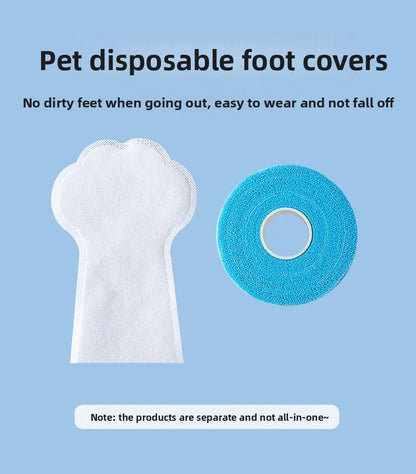 Cubiertas Desechables para Patas de Perro – 20 Piezas