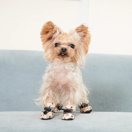 Botas Ajustables para Perro con Suela Antideslizante – Juego de 4