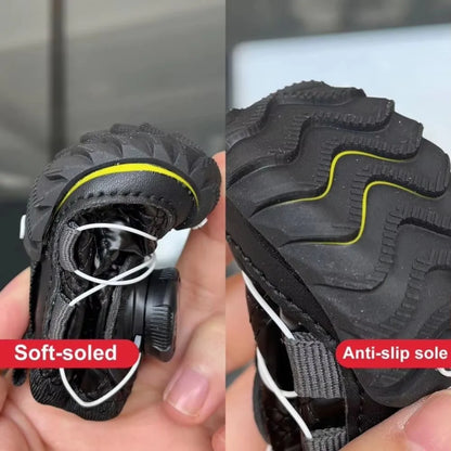 Botas para Perro con Ajuste de Perilla y Forro Suave – 4 Piezas