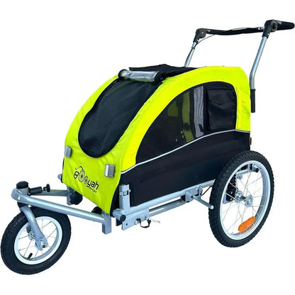 Carrito y remolque para bicicleta con suspensión, para perros máximo 40 libras