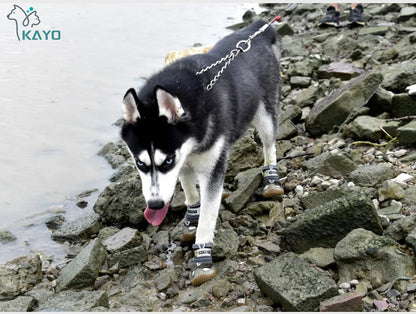 Botas Reflectantes Antideslizantes para Perro – 4 Piezas