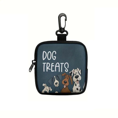 Bolsa Portátil para Premios de Perros, Bolsa de Entrenamiento con Cremallera y Gancho