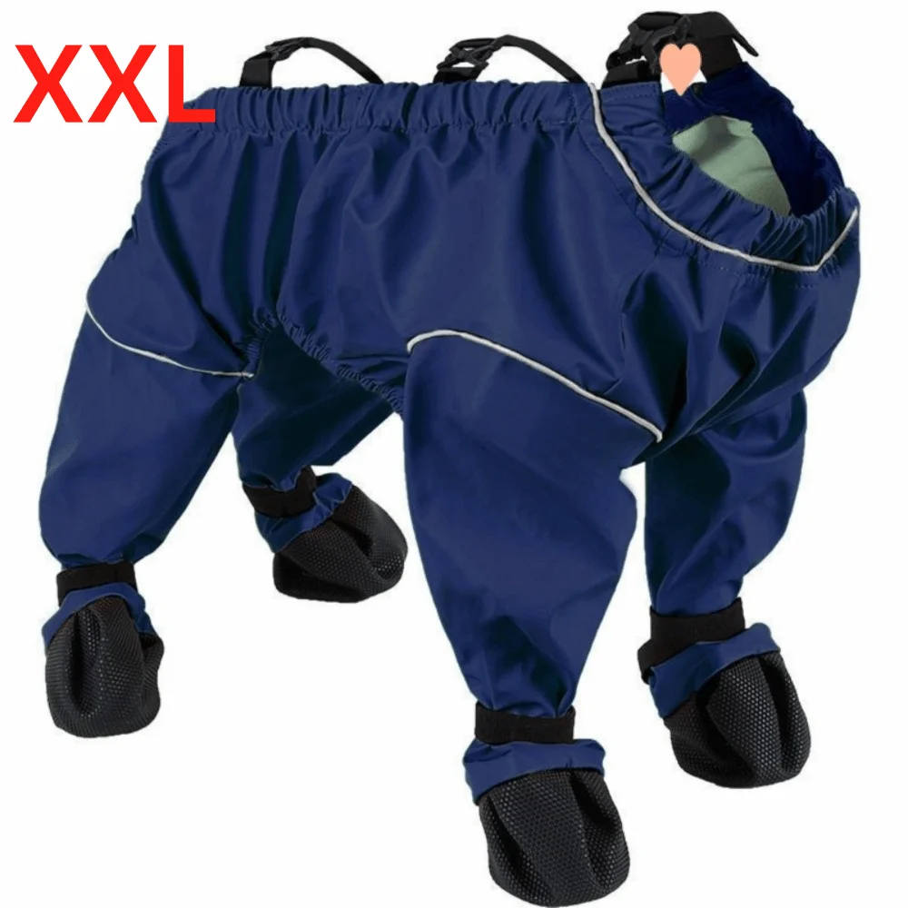 Chubasquero Mono Protector para Perro con Botines Integrados