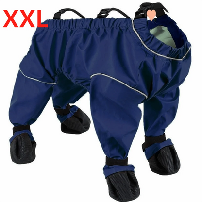 Chubasquero Mono Protector para Perro con Botines Integrados