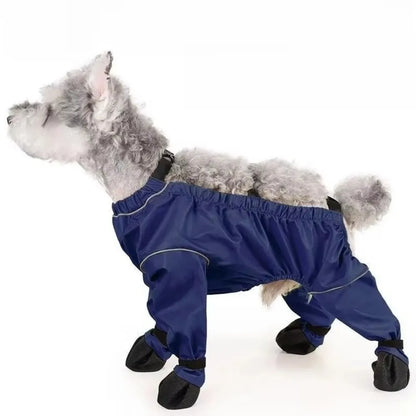 Chubasquero Mono Protector para Perro con Botines Integrados