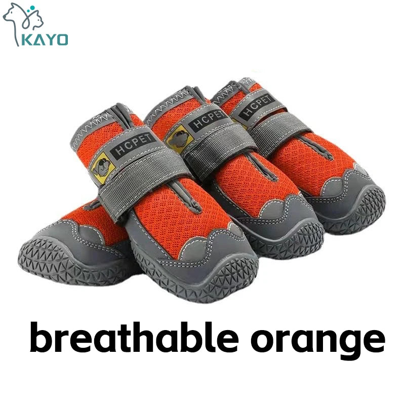 Botas Reflectantes Antideslizantes para Perro – 4 Piezas