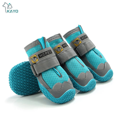 Botas Reflectantes Antideslizantes para Perro – 4 Piezas
