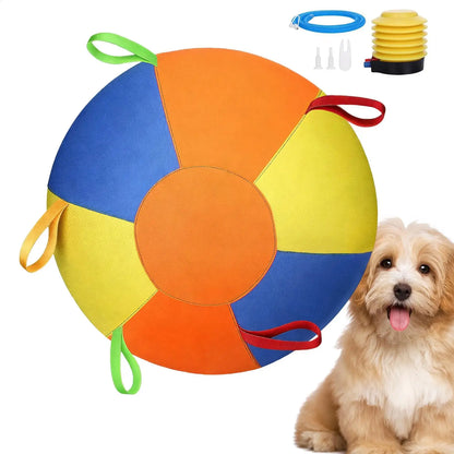 Pelota Interactiva para Perros – Juguete de Ejercicio al Aire Libre con Asas