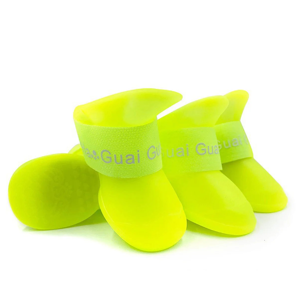 Botas de Goma Antideslizantes para Perros – 4 Piezas