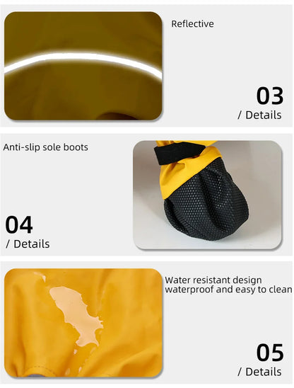 Mono Protector para Perros Pequeños con Botines Integrados