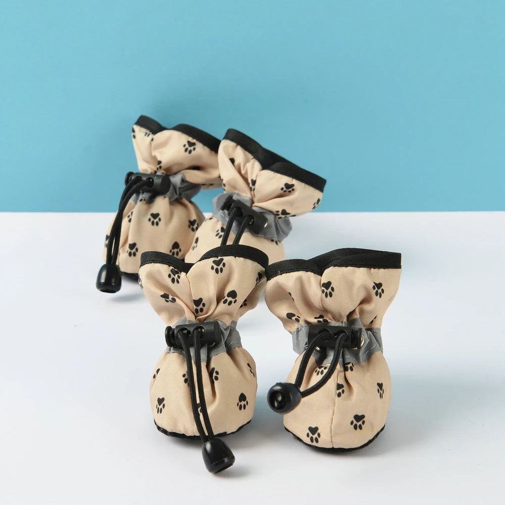 Botas Ajustables para Perro con Suela Antideslizante – Juego de 4