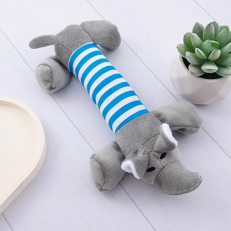 Juguete de Peluche para Perros con Chirrido, Juguete para Masticar y Buscar