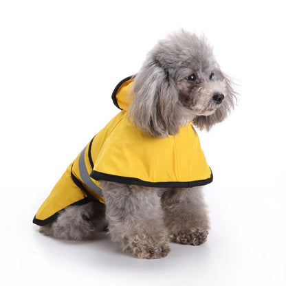 Chubasquero Ajustable Reflectante para Perro