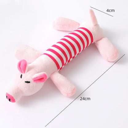 Juguete de Peluche para Perros con Chirrido, Juguete para Masticar y Buscar
