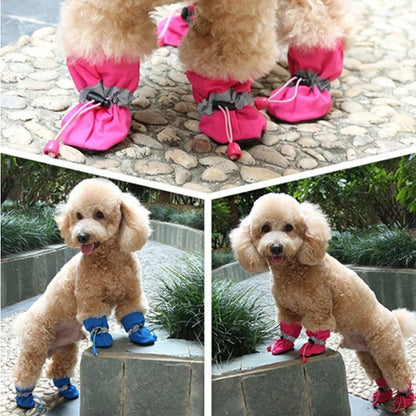 Botas Protectoras Antideslizantes para Perros – Juego de 4