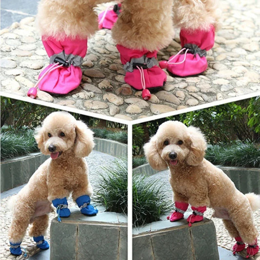 Botas Protectoras Antideslizantes para Perros – Juego de 4