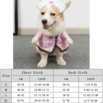 Disfraz de Policia/ Marinero/Vaquero/Pirata para Perros - Ropa de Cosplay para Mascotas