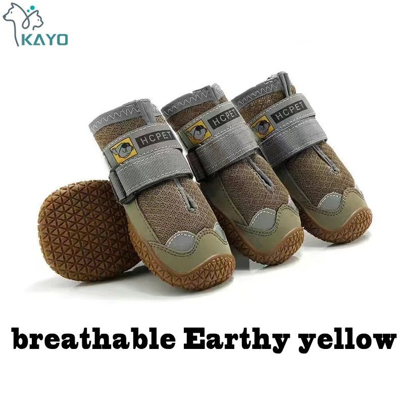 Botas Reflectantes Antideslizantes para Perro – 4 Piezas