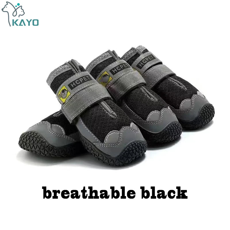 Botas Reflectantes Antideslizantes para Perro – 4 Piezas