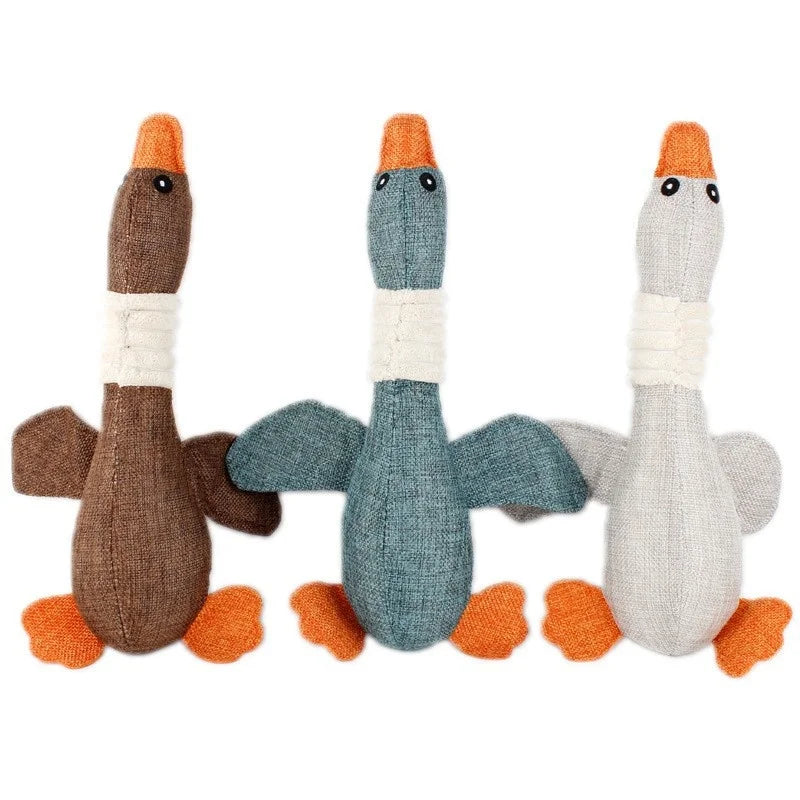 Juguete de Peluche para Perros con Chirrido, Juguete para Masticar y Buscar