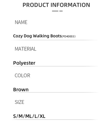 Botas Antideslizantes para Perro con Correas de Sujeción