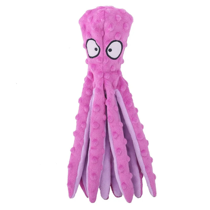Juguete de Peluche Chirriante para Perro – Diseño de Hueso con Animalito