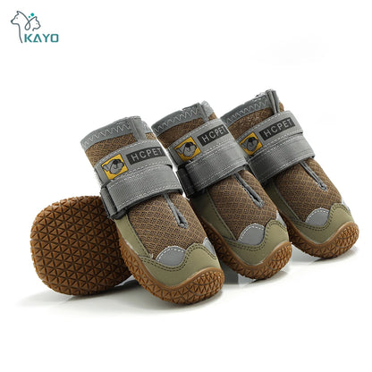 Botas Reflectantes Antideslizantes para Perro – 4 Piezas