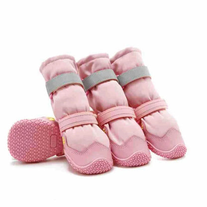 Botas Altas de Invierno para Perro con Interior Suave – 4 Piezas