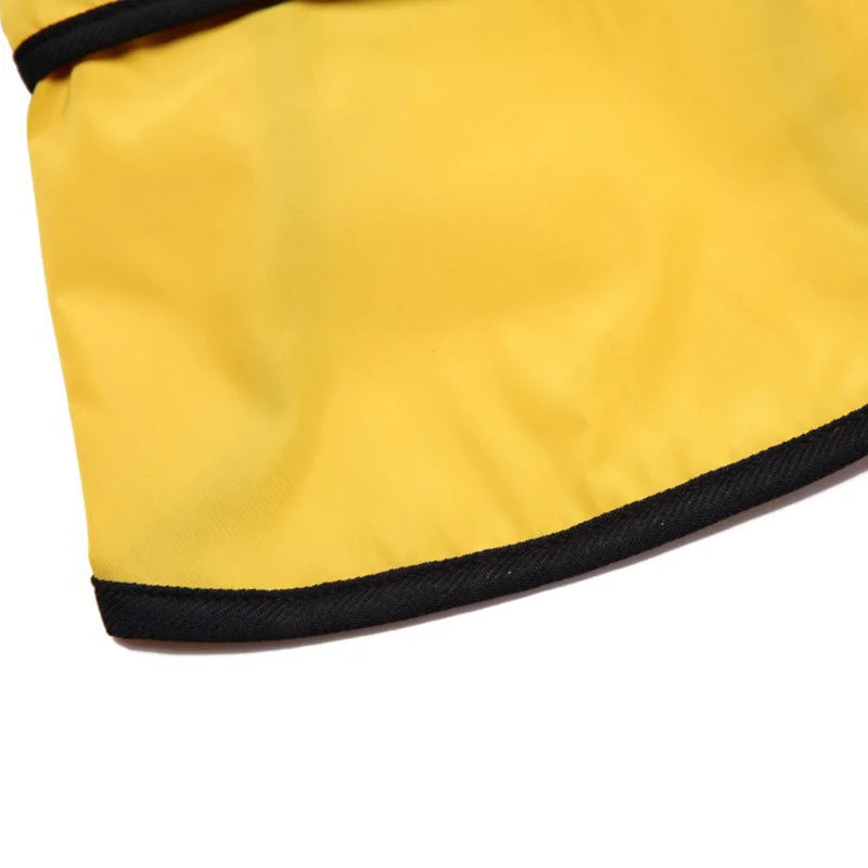 Chubasquero Amarillo Reflectante con Capucha para Perros