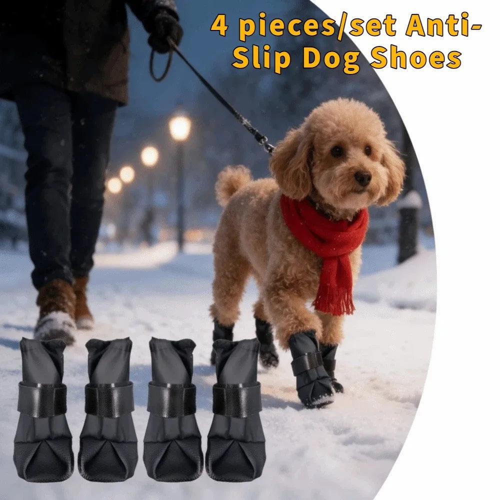 Botas Altas Antideslizantes para Perro – 4 Piezas