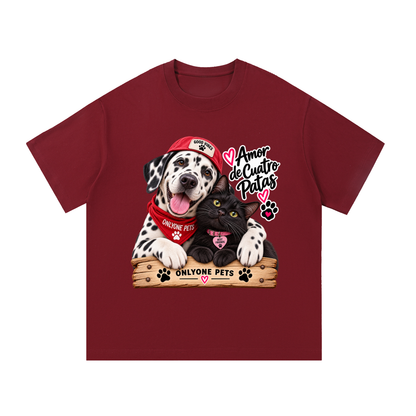 Camiseta 100% Algodón “Amor de Cuatro Patas” – OnlyOne Pets