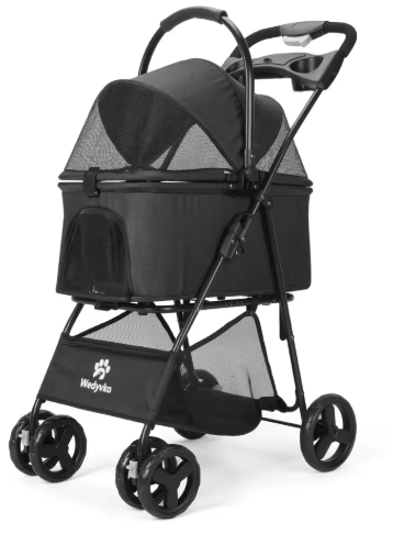 Carriola Premium 3 en 1 para Perros y Gatos